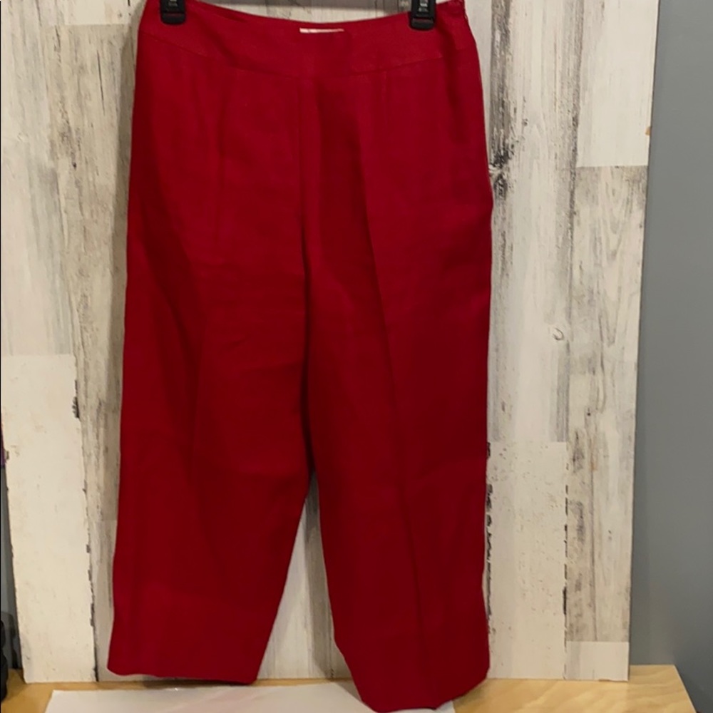 Talbots Linen Pants Irish Linen 8